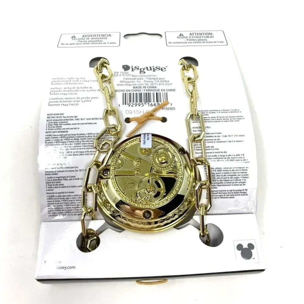 Disney Descendants Kids' Halloween Accessory Light Up Pocket Watch Rise Of Red - Picture 6 of 8